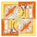 Hermes Yellow Grand Manege A Jouets Shawl 140cm