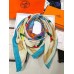 Hermes Blue Rocabar Shawl 140cm