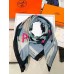 Hermes Black Rocabar Shawl 140cm