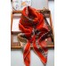 Hermes Piment Robe Du Soir Shawl 140CM