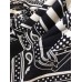 Hermes Black Grand Manege Bandana Shawl 140cm