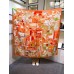 Hermes Orange Modernisme Tropical Scarf 140cm