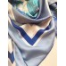 Hermes Mauve Ex-Libris Coloriage Silk Shawl