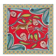 Hermes Red Savana Dance Shawl