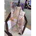 Hermes Blanc Sangles en Zigzag Silk Scarf