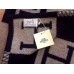 Hermes Black Avalon Blanket