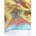Hermes Soufre Paperoles Silk Twill Scarf