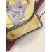 Hermes Jaune Paperoles Silk Twill Scarf