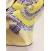 Hermes Jaune Paperoles Silk Twill Scarf