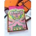 Hermes Vieux Rose Paperoles Silk Twill Scarf