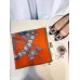 Hermes Orange Parures Precieuses Silk Shawl