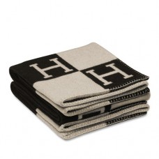 Hermes Black Avalon Blanket Hermes Black Avalon Blanket
