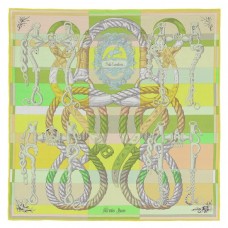 Hermes Green Della Cavalleria Shawl Hermes Green Della Cavalleria Shawl