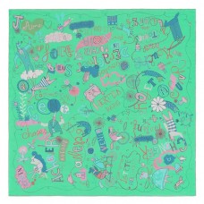 Hermes Green Les Confessions Shawl Hermes Green Les Confessions Shawl