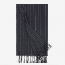 Hermes Marine Rayure Banquier Muffler Stole Hermes Marine Rayure Banquier Muffler Stole