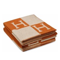 Hermes Orange Avalon Blanket Hermes Orange Avalon Blanket