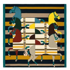 Hermes Yellow Rocabar Shawl 140cm Hermes Yellow Rocabar Shawl 140cm