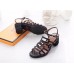 Hermes Oracle Sandals In Black Leather