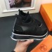 Hermes Men Black Player Sneakers