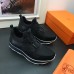 Hermes Men Black Player Sneakers