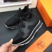 Hermes Men Black Player Sneakers