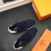 Hermes Men Navy Blue Miles Sneakers