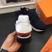 Hermes Men Navy Blue Miles Sneakers