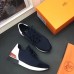 Hermes Men Navy Blue Miles Sneakers