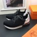 Hermes Men Noir Miles Sneakers