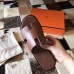 Hermes Izmir Sandals In Camarel Swift Leather