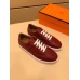 Hermes Olympic Sneakers In Red Leather