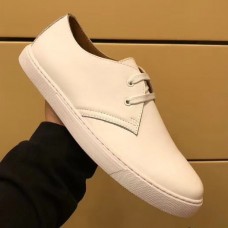 Hermes One Sneaker In White Leather