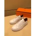 Hermes Quicker Sneaker In White Leather