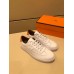 Hermes Quicker Sneaker In White Leather