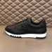 Hermes Trail Sneaker In Black Calfskin Leather