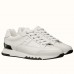 Hermes Trail Sneaker In White Calfskin Leather