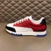 Hermes Trail Sneaker In Red/White Calfskin