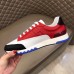 Hermes Trail Sneaker In Red/White Calfskin