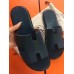 Hermes Navy Blue Epsom Izmir Sandals