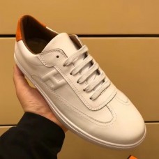 Hermes Quicker Sneaker In White Leather Hermes Quicker Sneaker In White Leather