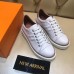 Hermes White Polo Sneakers