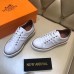 Hermes White Polo Sneakers