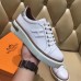 Hermes White Polo Sneakers