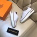 Hermes White Polo Sneakers