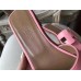 Hermes Oran Sandals In Pink Epsom Leather