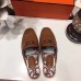 Hermes Oz Mule In Camarel Calfskin Leather