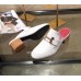 Hermes Paradis Mule In White Calfskin Leather