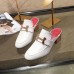 Hermes Paradis Mule In White Calfskin Leather