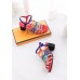 Hermes Oracle Sandals In Multicolour Suede Leather