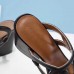 Hermes Black Peace Sandals